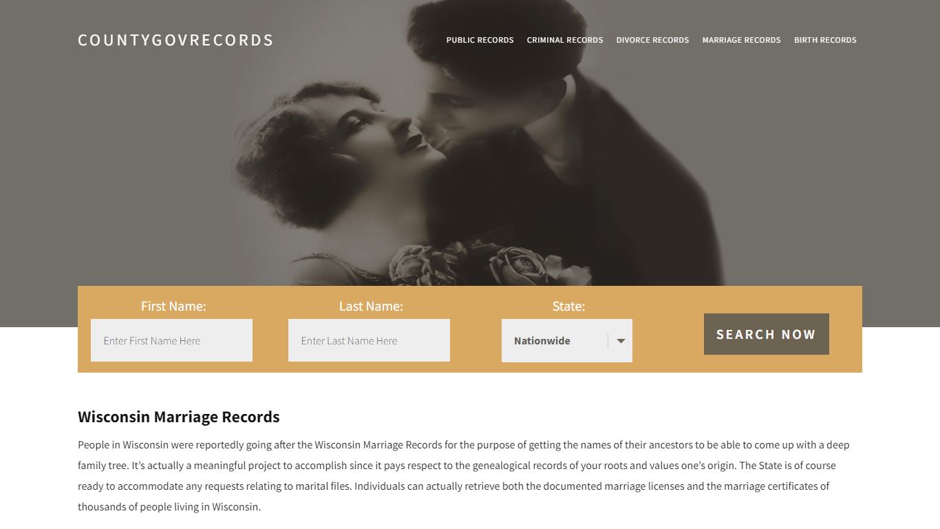Wisconsin Marriage Records | Enter Name and Search|14 Days Free